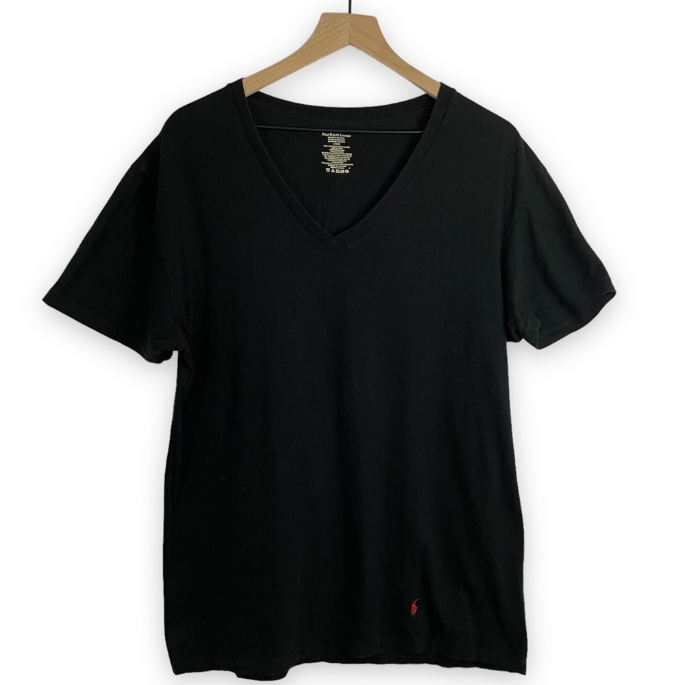 Polo by Ralph Lauren Men’s V Neck Short Sleeve T-shirt 100% Cotton Classic Fit